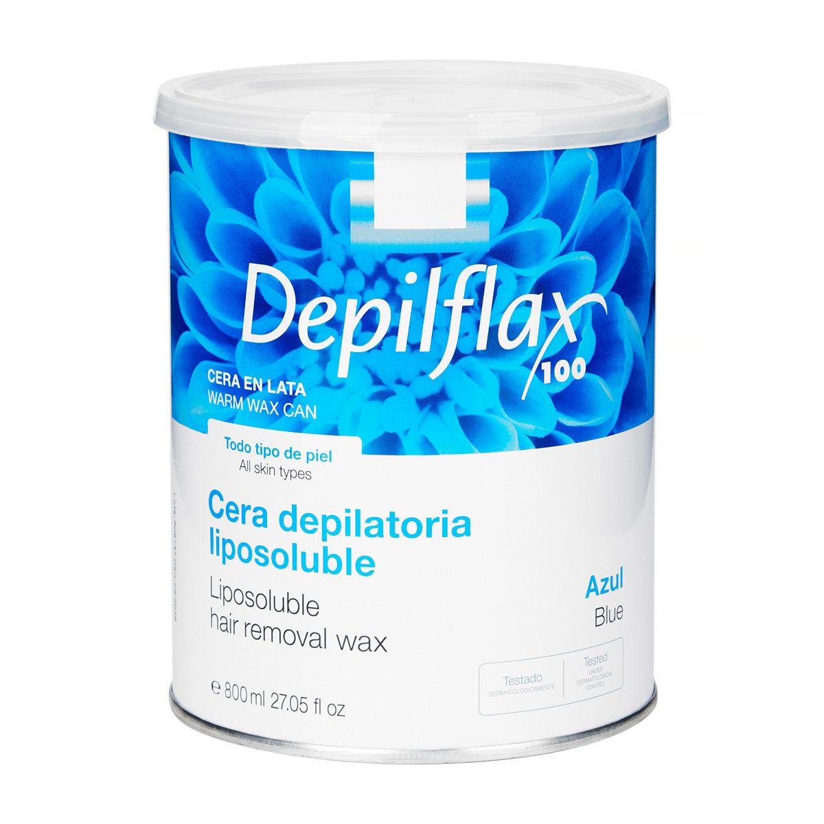 Cire dépilatoire Depilflax bidon 800 ml azulène