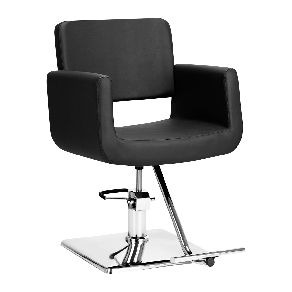 Fauteuil de coiffure noir Gabbiano Helsinki