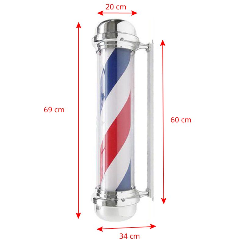 Grande lampe de plafond éclairée bb02 pour salon de coiffure