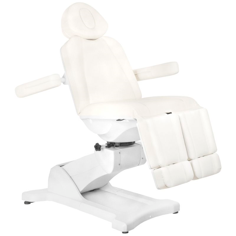 Fauteuil cosmétique électrique azzurro 869as pedi à 5 moteurs rotatifs blanc