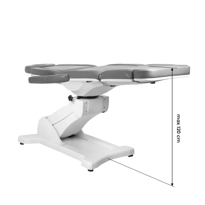Fauteuil cosmétique électrique azzurro 869a rotatif 4 moteurs Gris