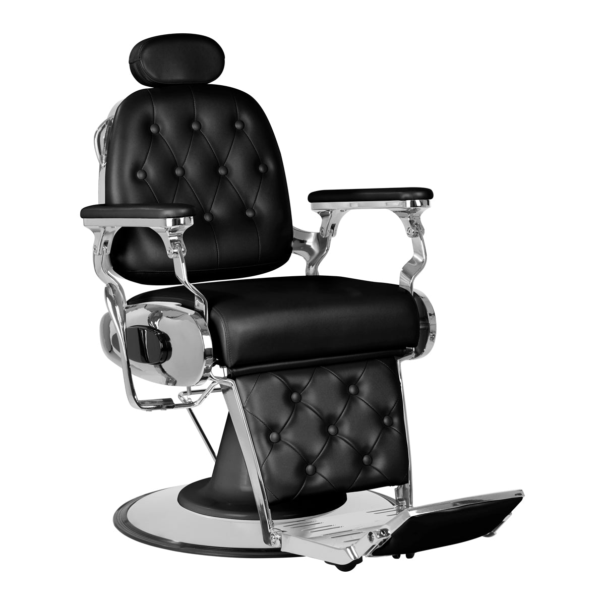 Fauteuil de barbier Gabbiano francesco noir