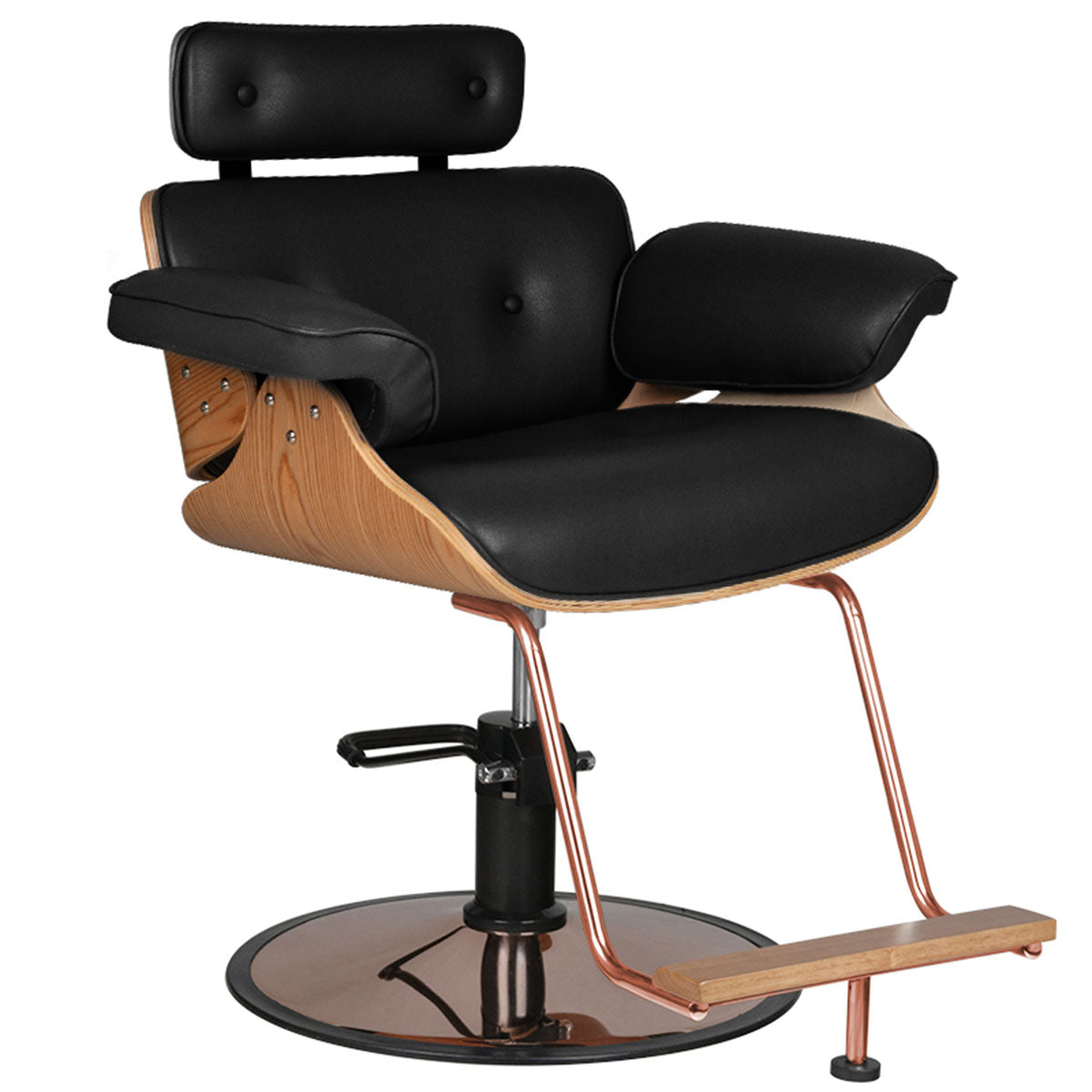 Chaise de coiffure Gabbiano florence noire