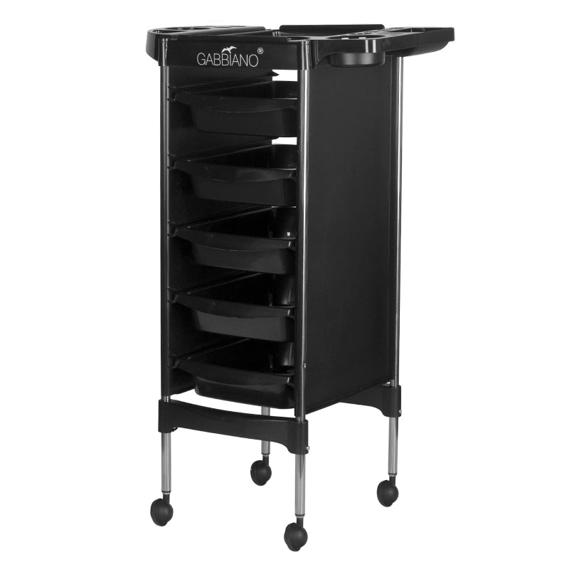 Chariot de coiffure Gabbiano fx11-5 noir
