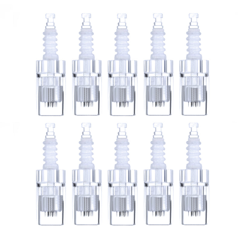 10 pièces de cartouches de remplacement pour le stylo micro-aiguille et 12 aiguilles