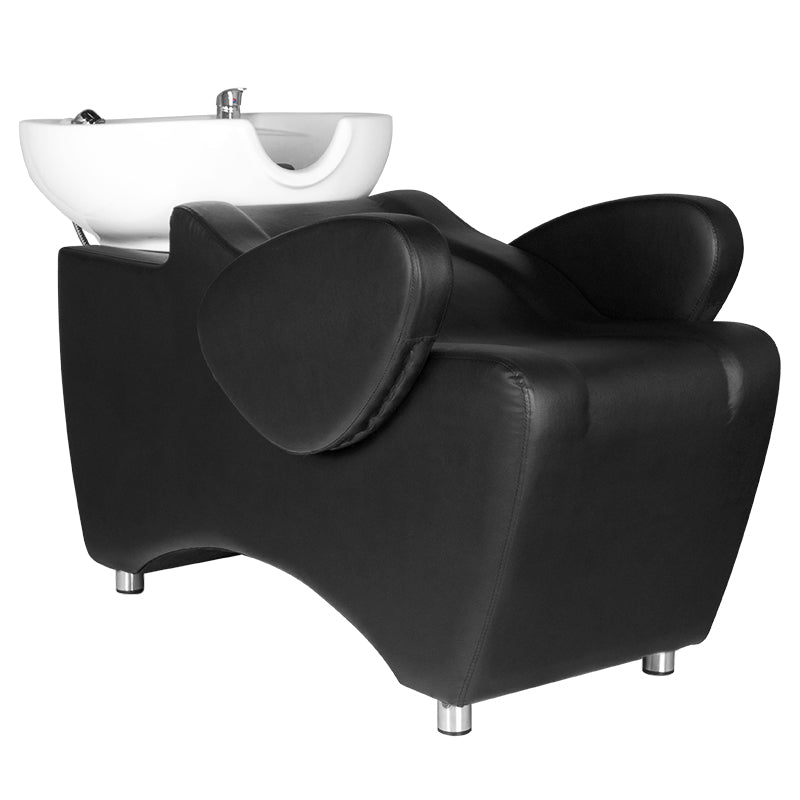 Hair system hsb46 hairdressing wash unit black