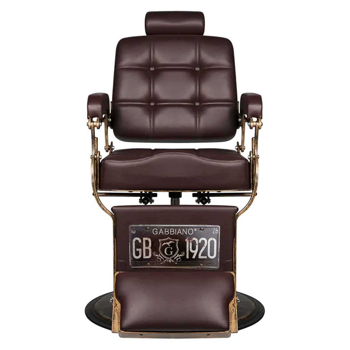 Chaise de barbier Brown Boss Gabbiano