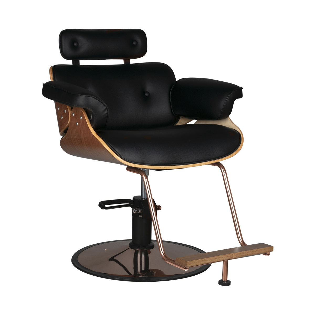 Chaise de coiffure Gabbiano florence noyer noir
