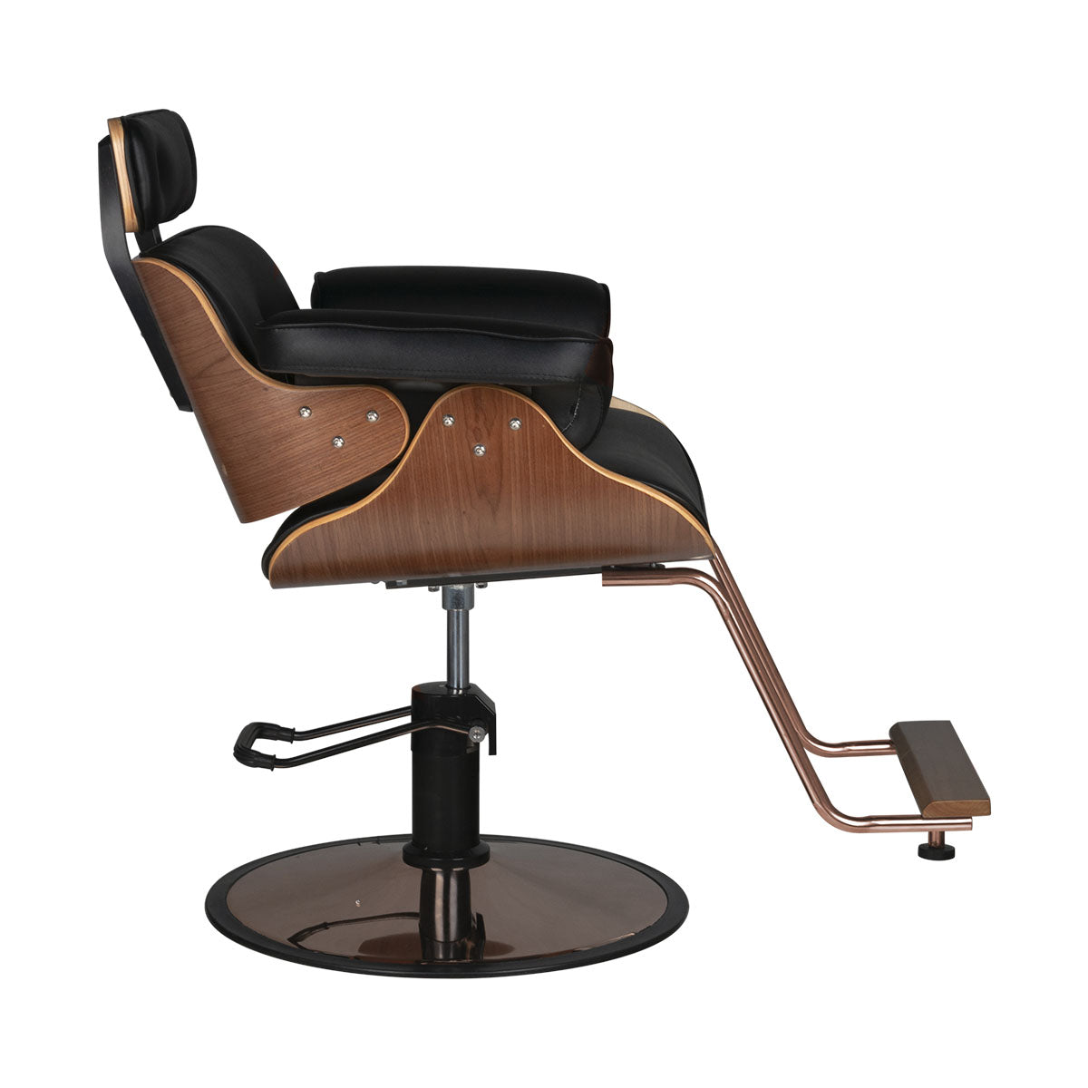 Chaise de coiffure Gabbiano florence noyer noir