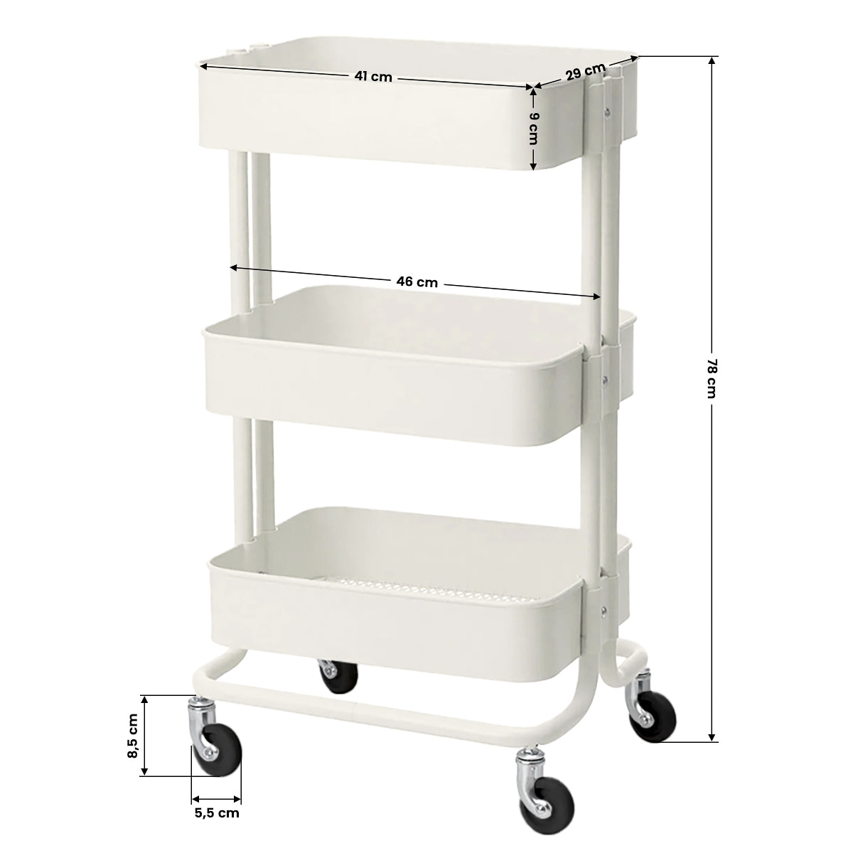 Table - Cosmétique Helper hs05 blanc