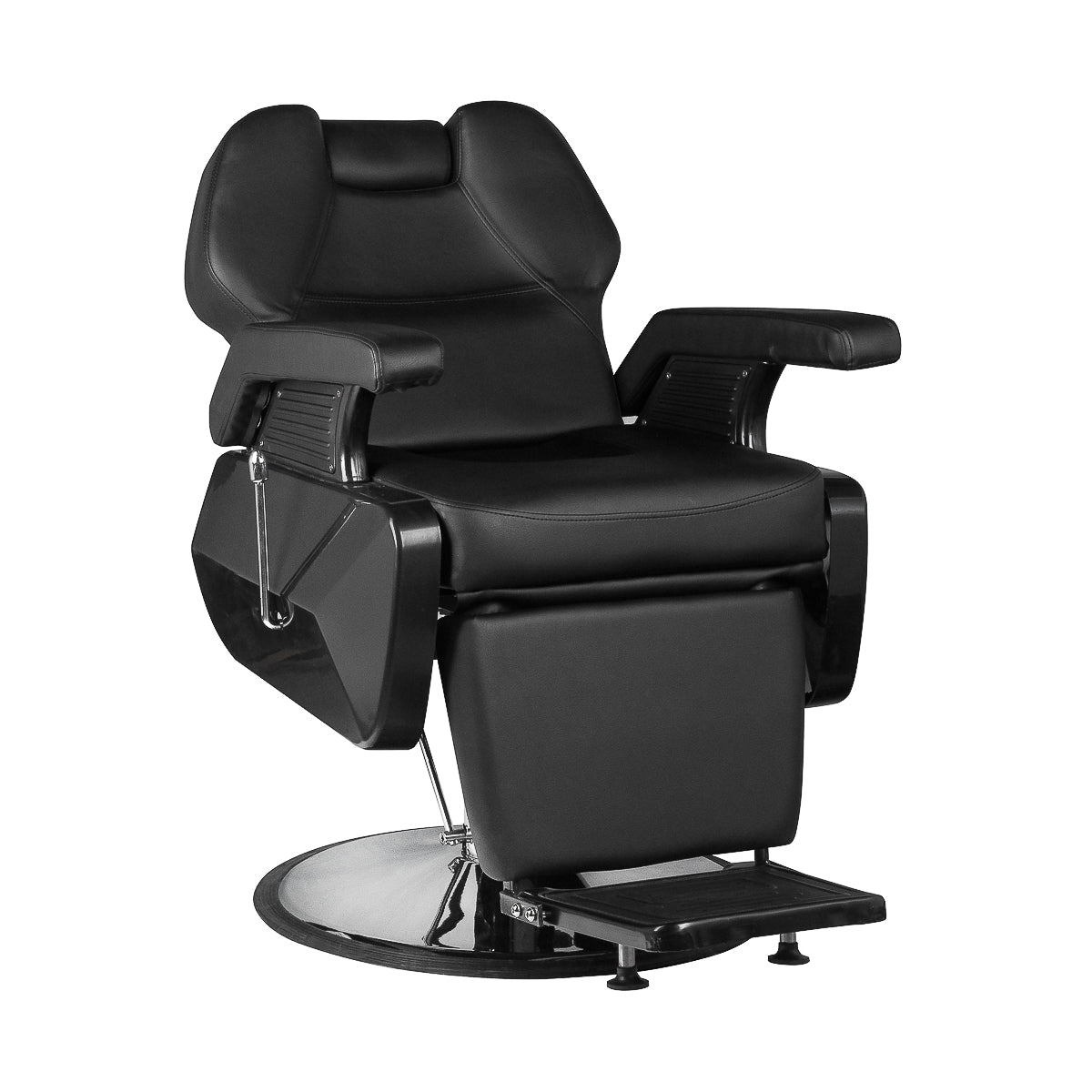 Système de cheveux new york chaise de barbier noir