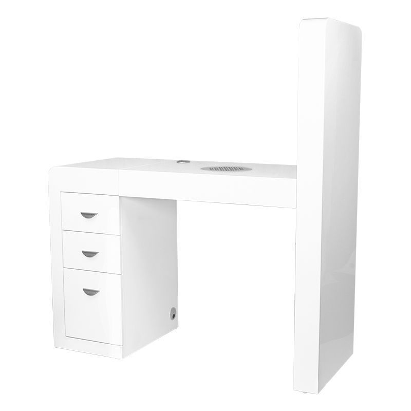 Bureau cosmétique 310 blanc gauche
