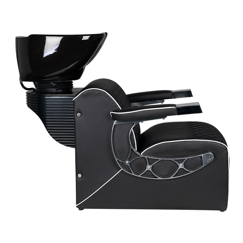 Gabbiano barbier lave-auto simone noir