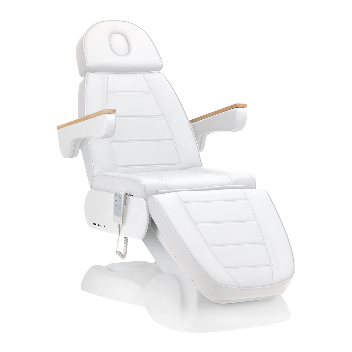 Fauteuil cosmétique électrique SILLON Lux 273b blanc à 3 moteurs
