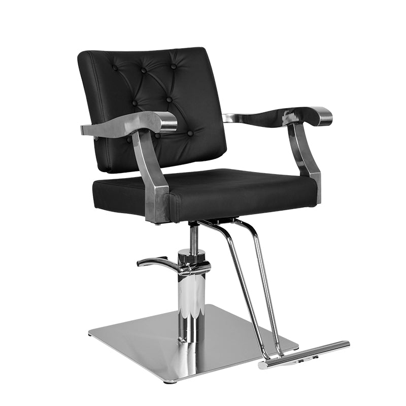 Chaise de coiffure Gabbiano lyon noir