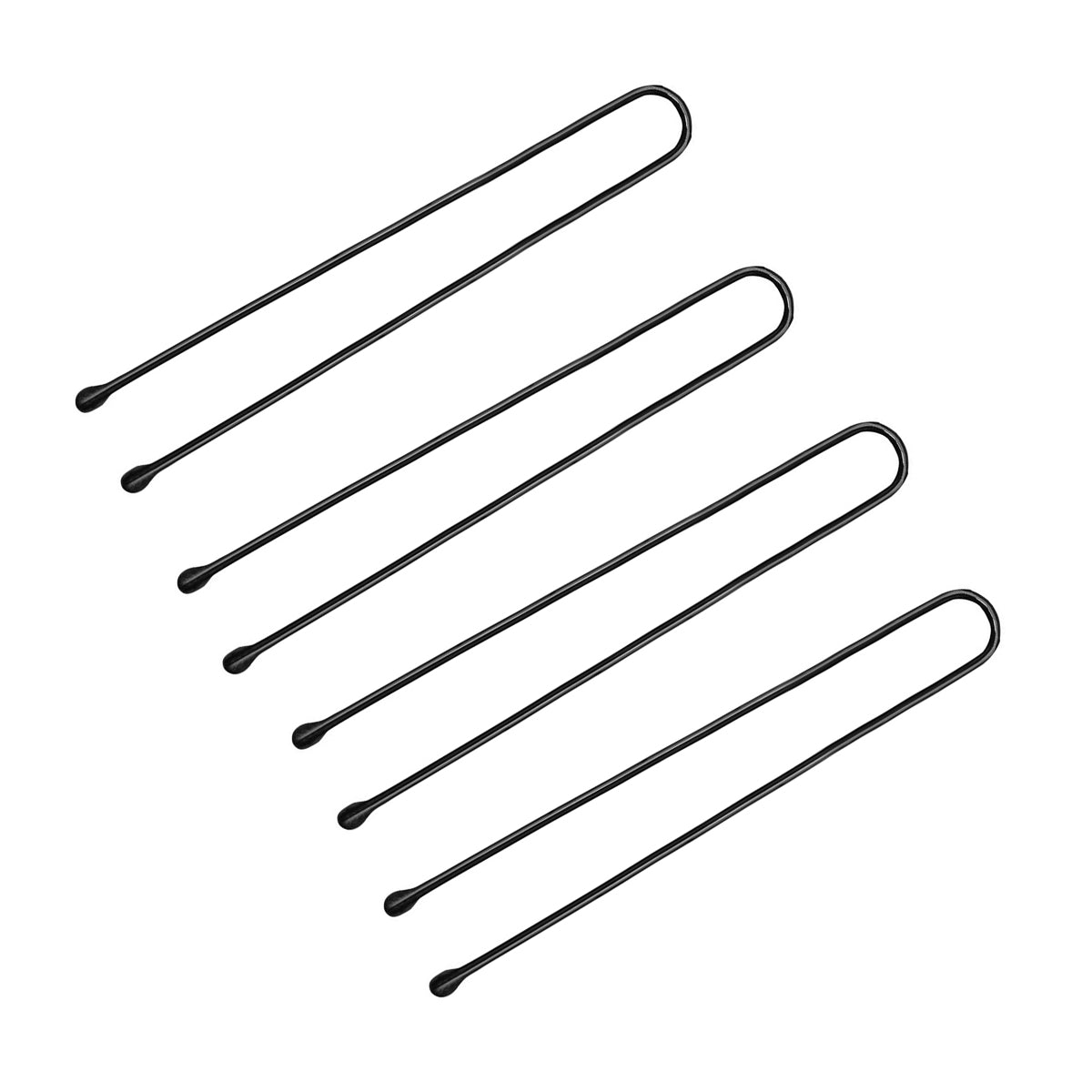 Chignons de coiffure pour cheveux e-63 150 pcs 4,9 cm noir