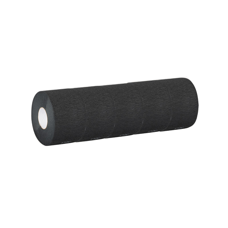 Collier de barbier en papier 5 pcs noir