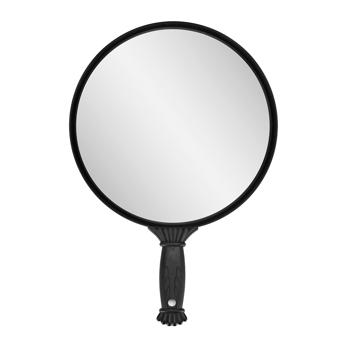 Miroir de barbier rond avec poignée q-35