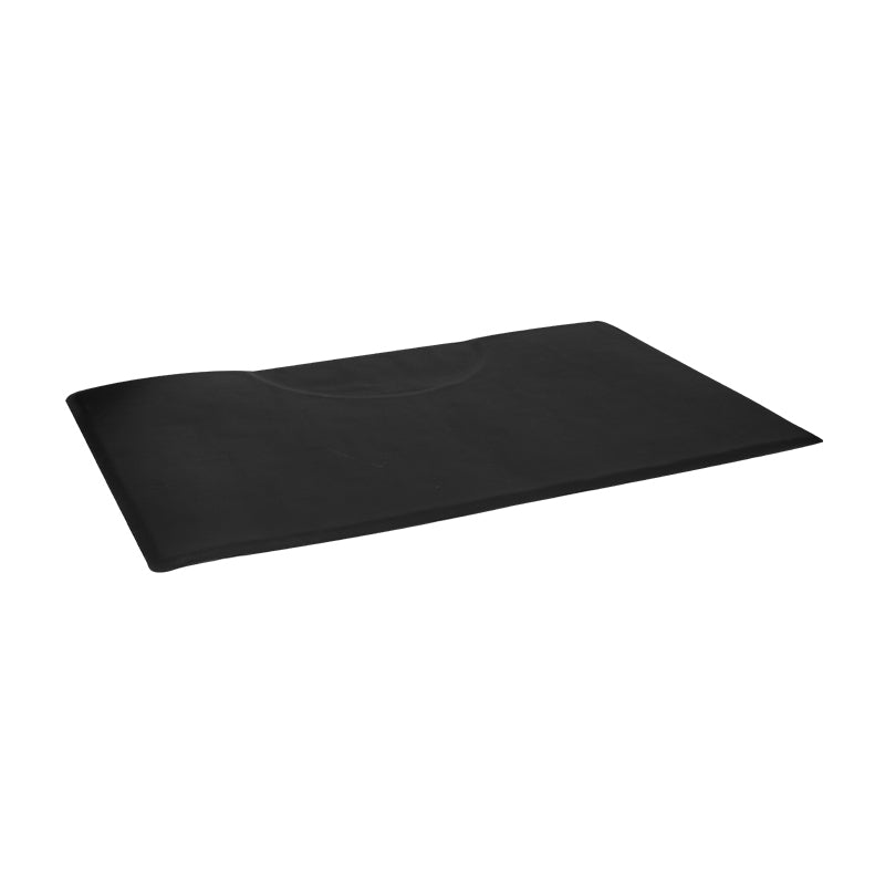 Tapis de barbier sous le fauteuil rectangle