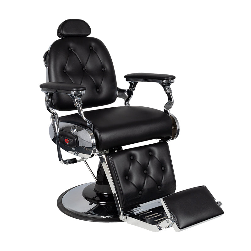 Gabbiano Chaise de barbier noire Pietro