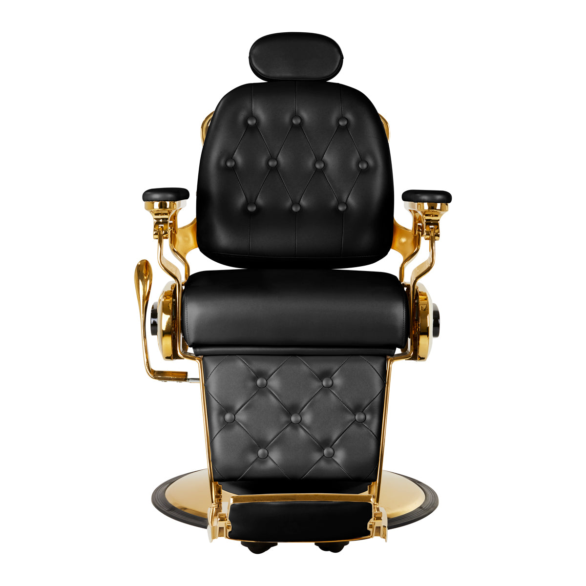 Gabbiano Barber Chair Grancesco noir et or