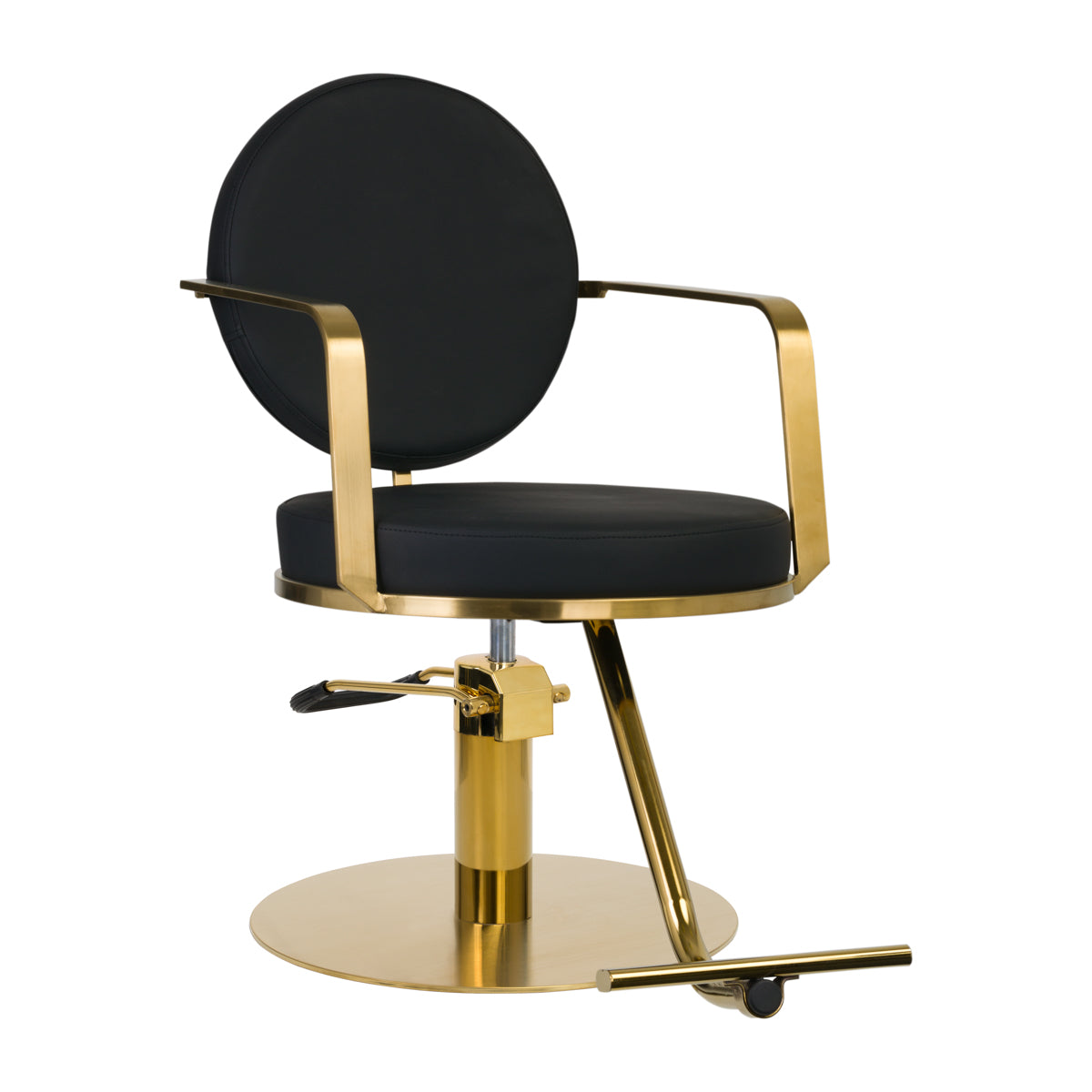 Chaise de coiffure GABBIANO ARRAS noir doré