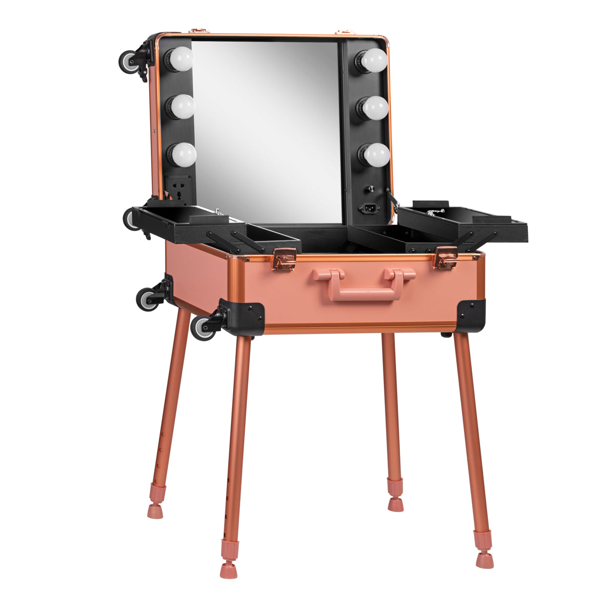 Support de Valise Portable T-27 Or Rose