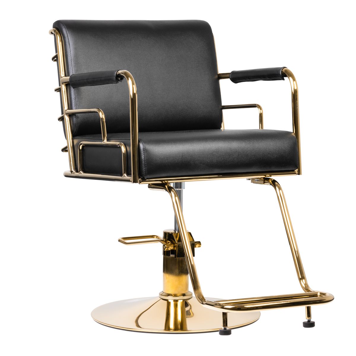 Chaise de Coiffure GABBIANO Prato Or - Noir