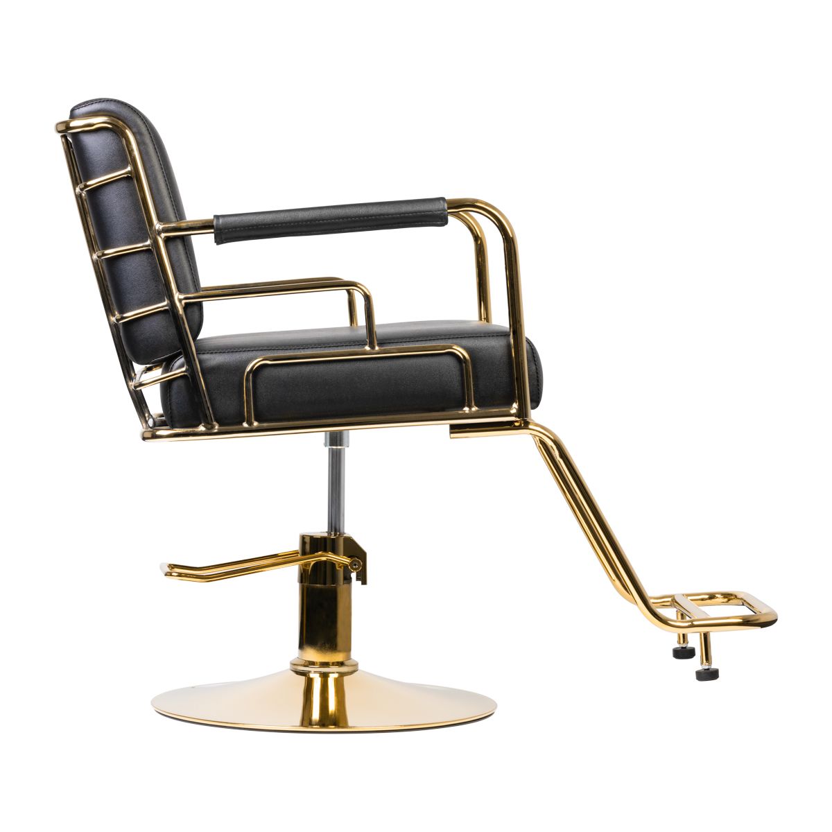Chaise de Coiffure GABBIANO Prato Or - Noir