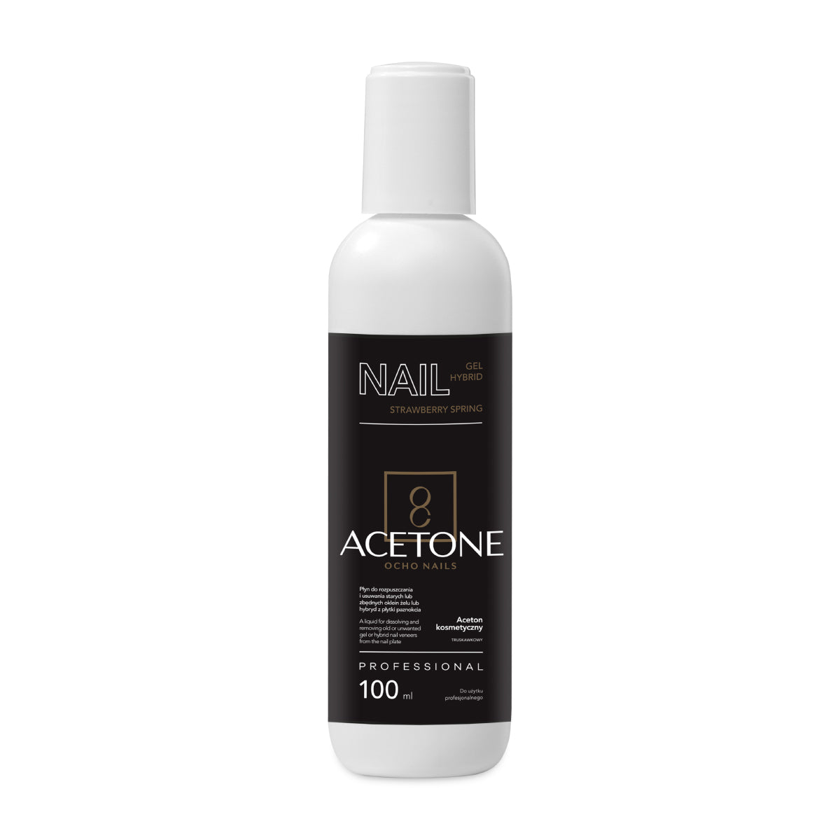OCHO NAILS ACETONE STRAWBERRY 100 ML