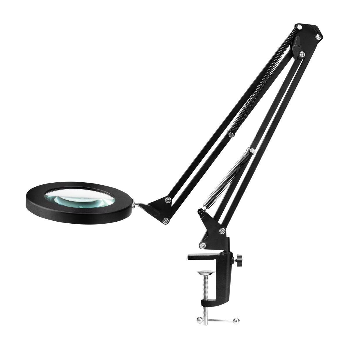 Lampe loupe à LED de table noire GLOW 308