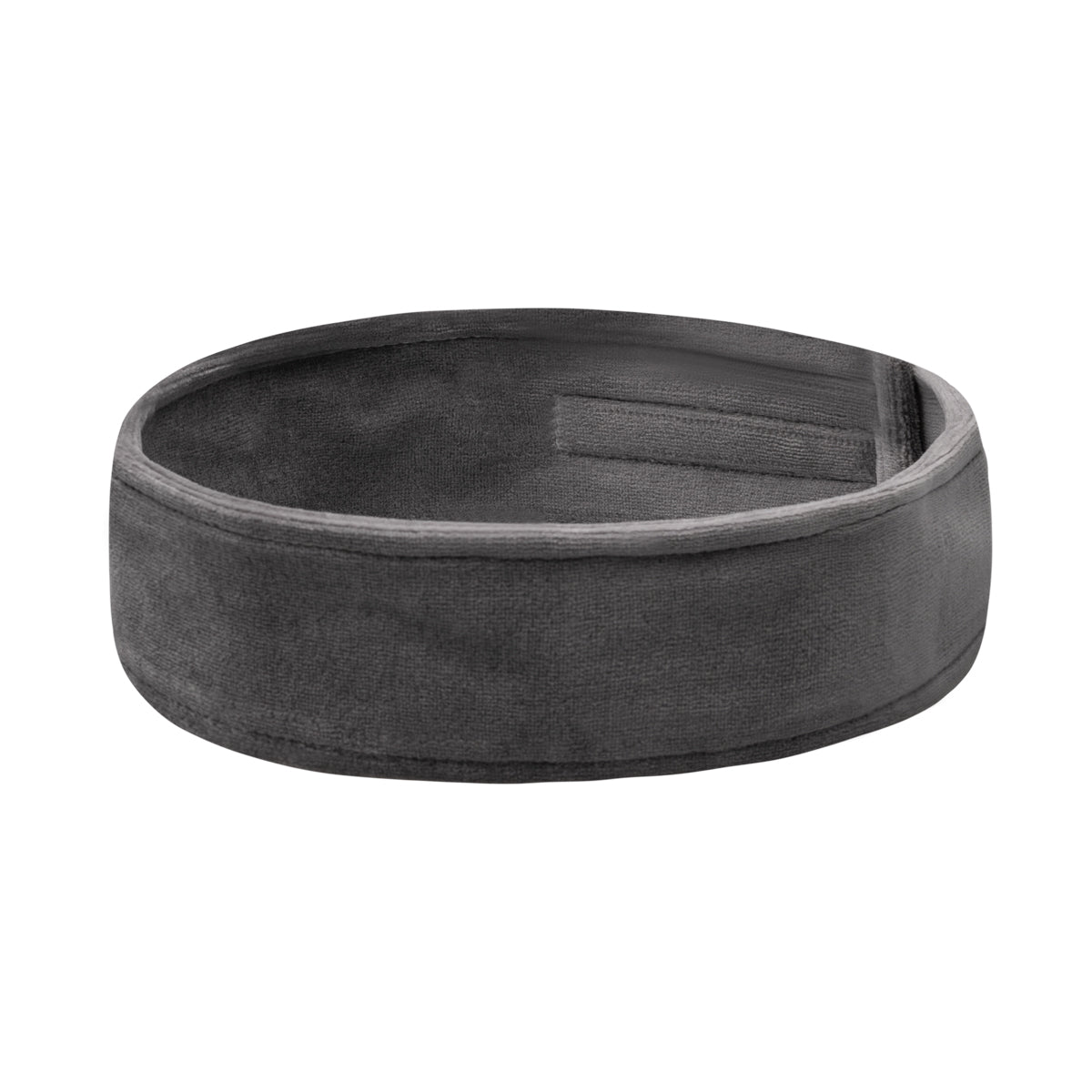 Bande cosmétique en velours gris