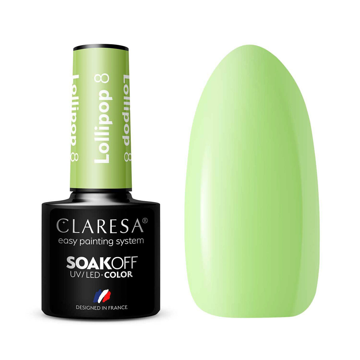 CLARESA Vernis à ongles hybride LOLLIPOP 8 -5g