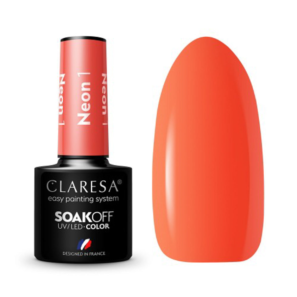 CLARESA Vernis à ongles hybride NEON 1 -5g