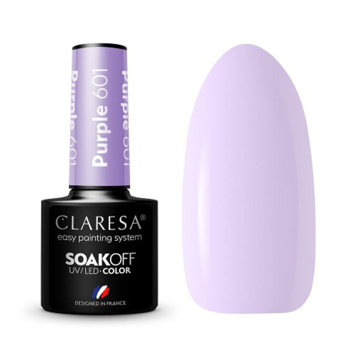 CLARESA Vernis hybride VIOLET 601 -5g