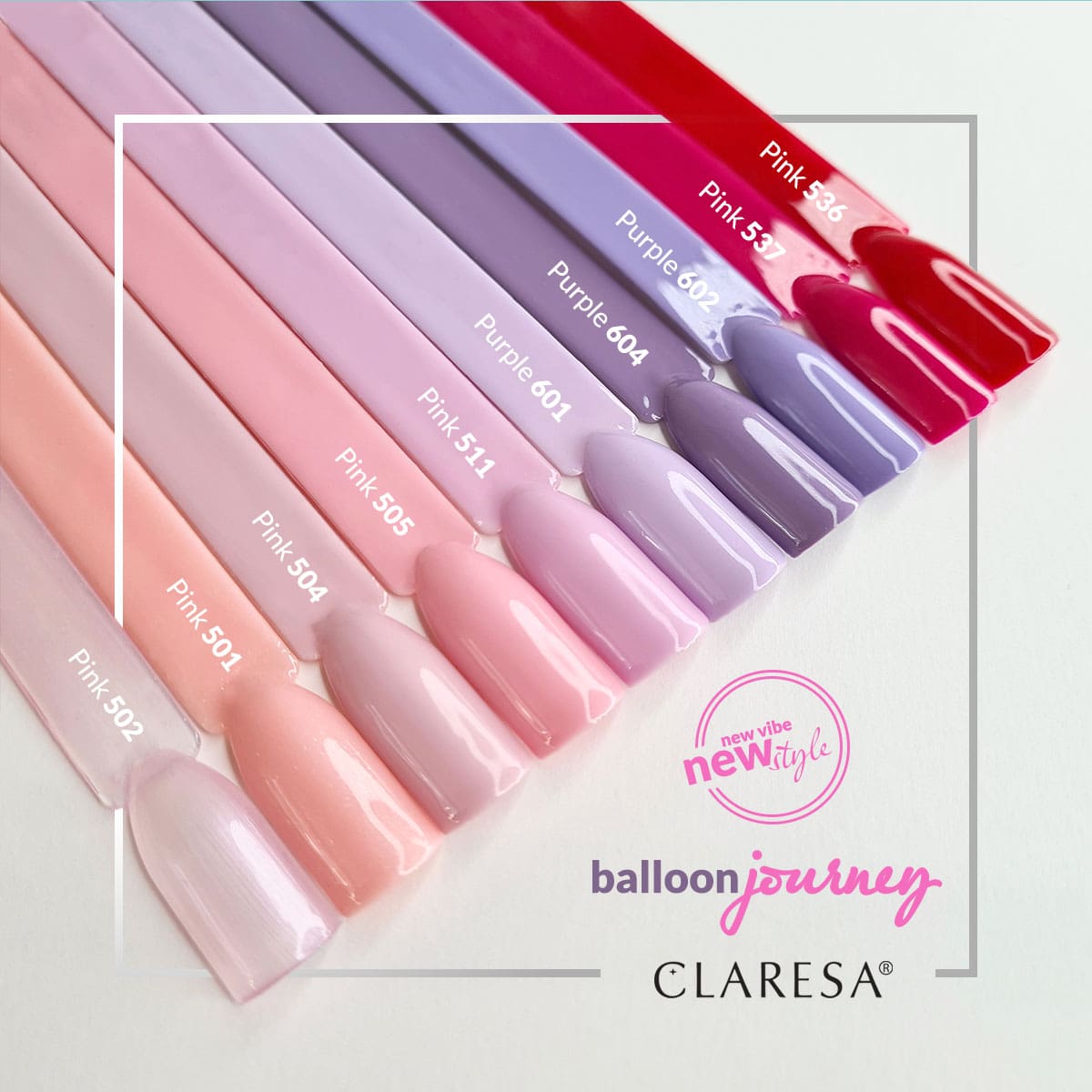 CLARESA Vernis hybride VIOLET 601 -5g