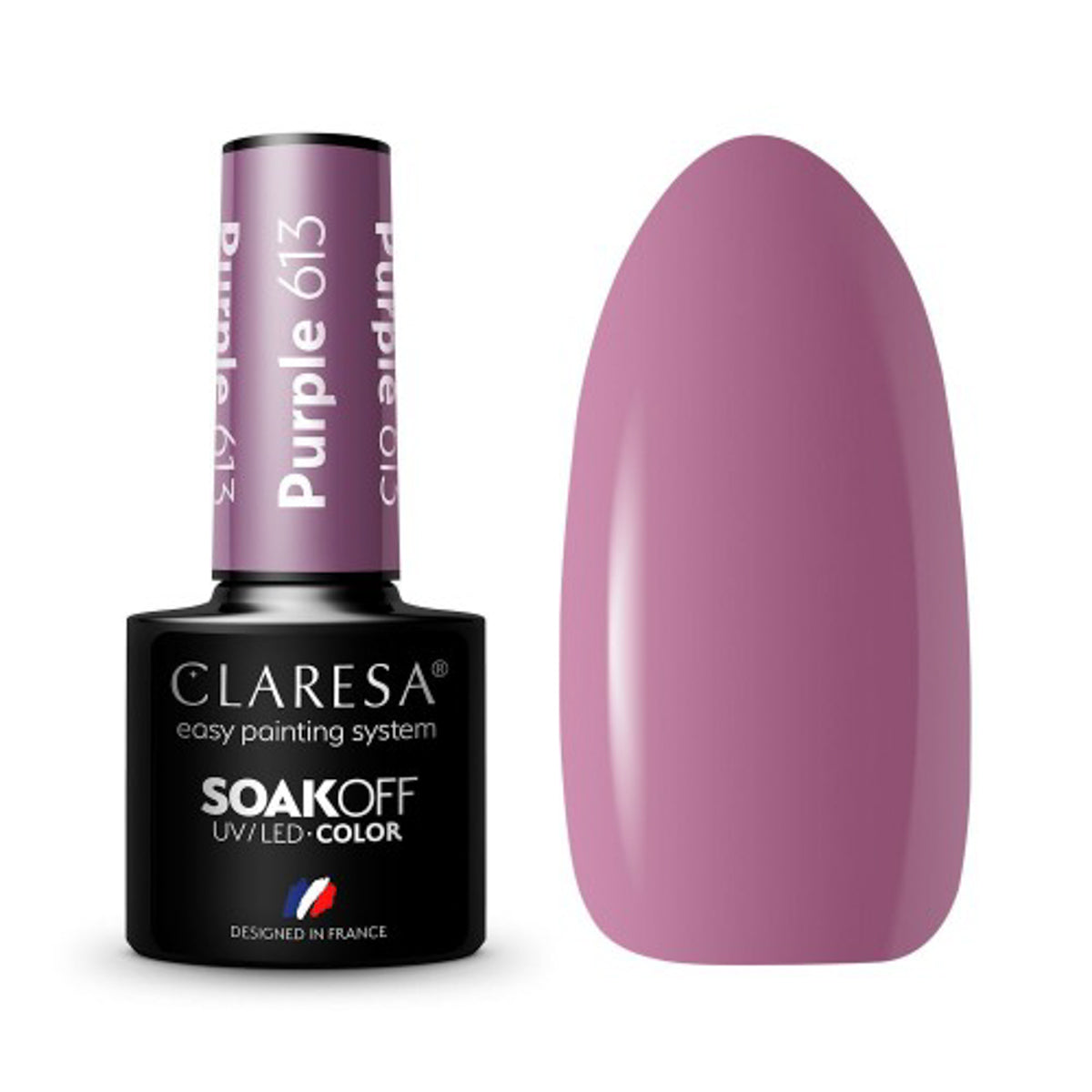 CLARESA Vernis hybride VIOLET 613 -5g