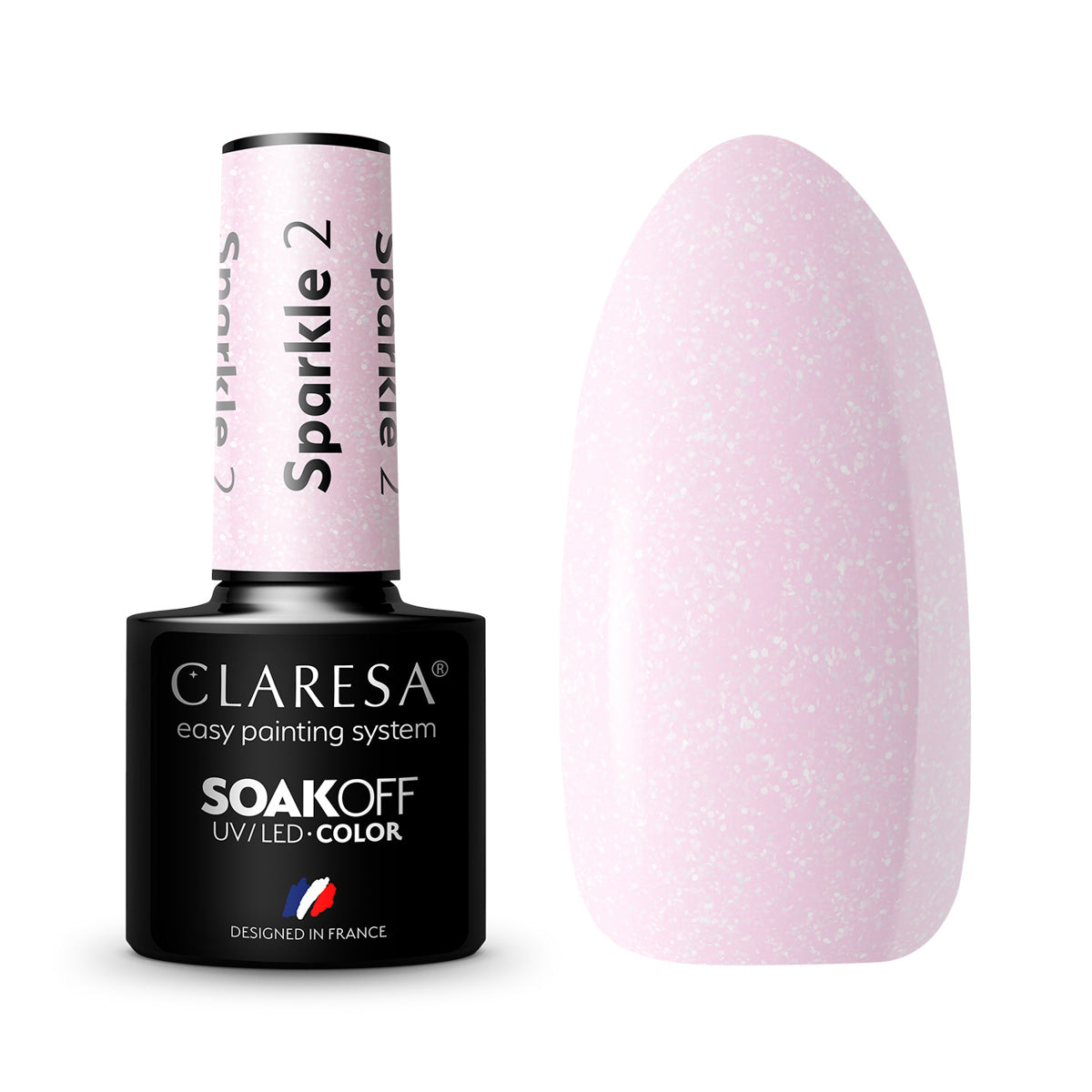 CLARESA Vernis à ongles hybride SPARKLE 2 -5g