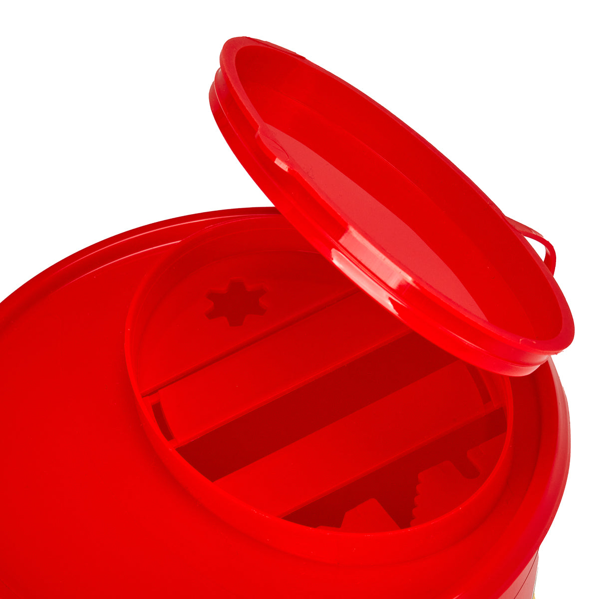 1 L RED MEDICAL WASTE CONTAINER