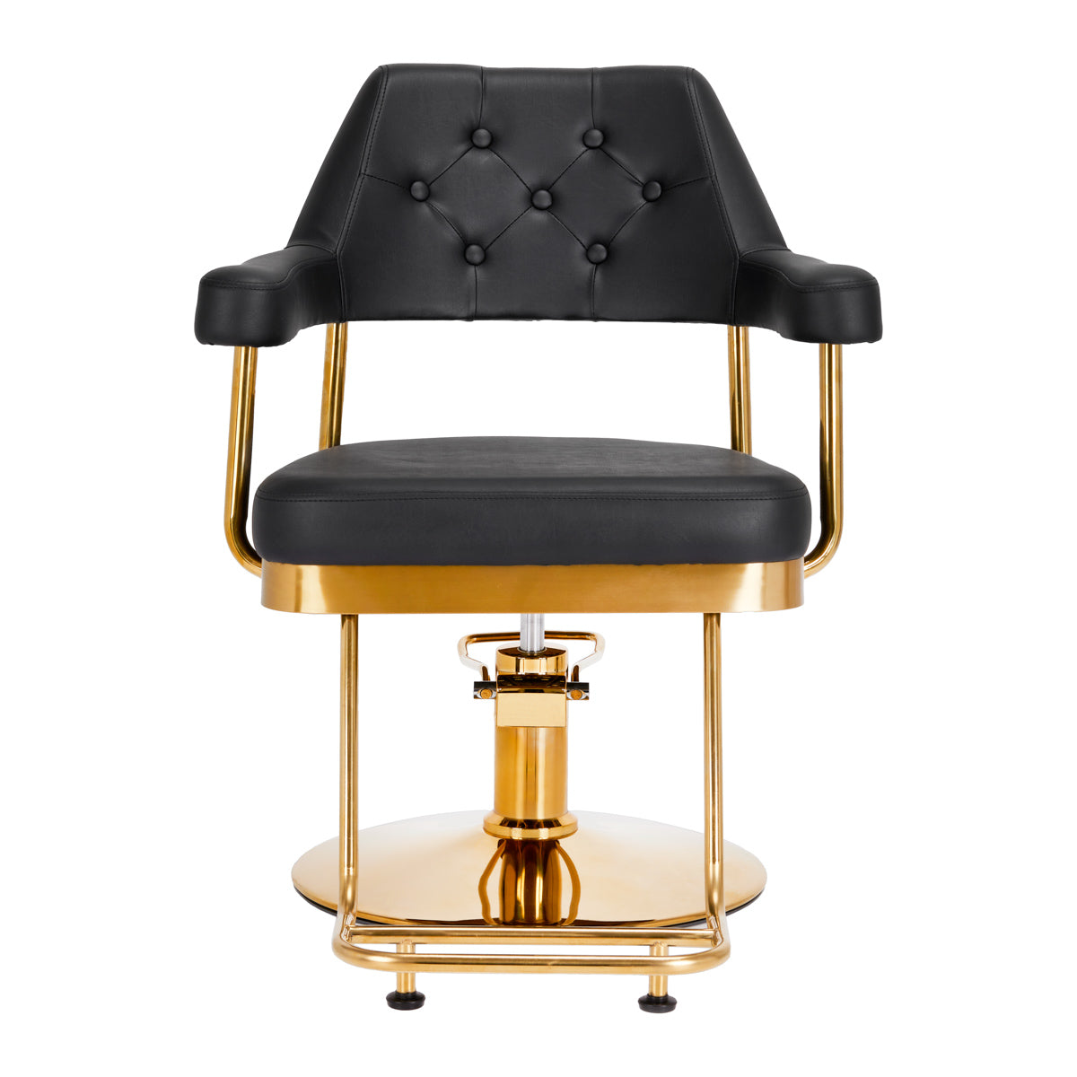 Chaise de coiffure Gabbiano Granda noir doré