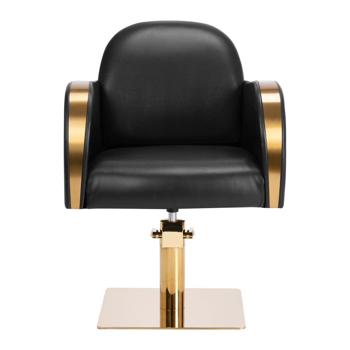Chaise de coiffure Gabbiano Malaga noir doré