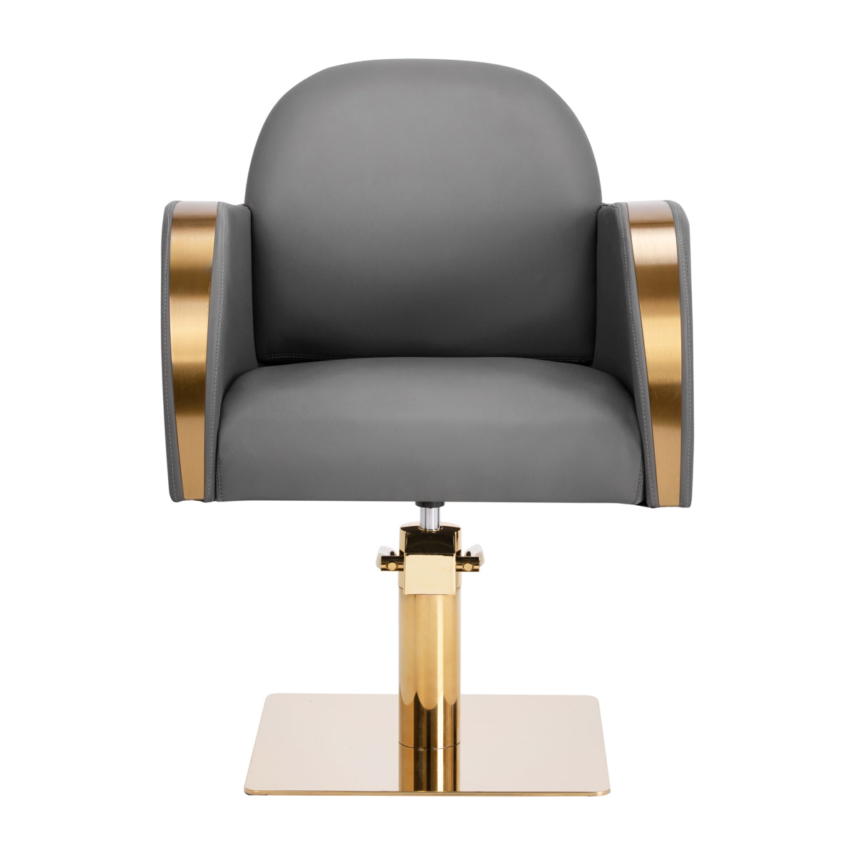 Chaise de coiffure Gabbiano Malaga gris doré