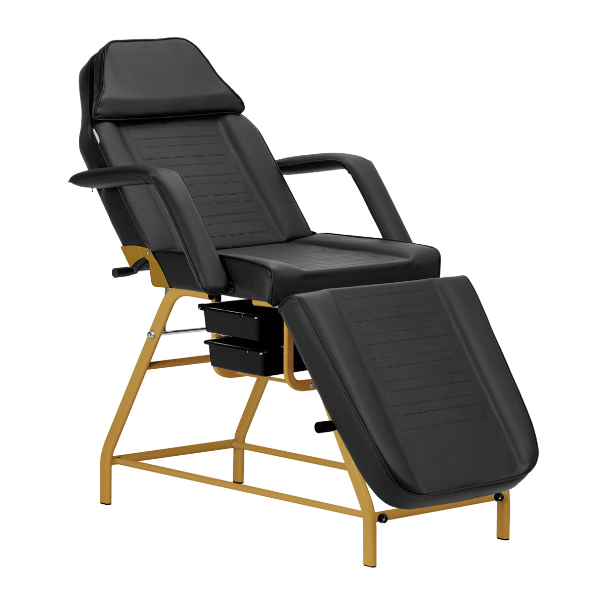 Fauteuil cosmétique 557G avec cuvettes noir