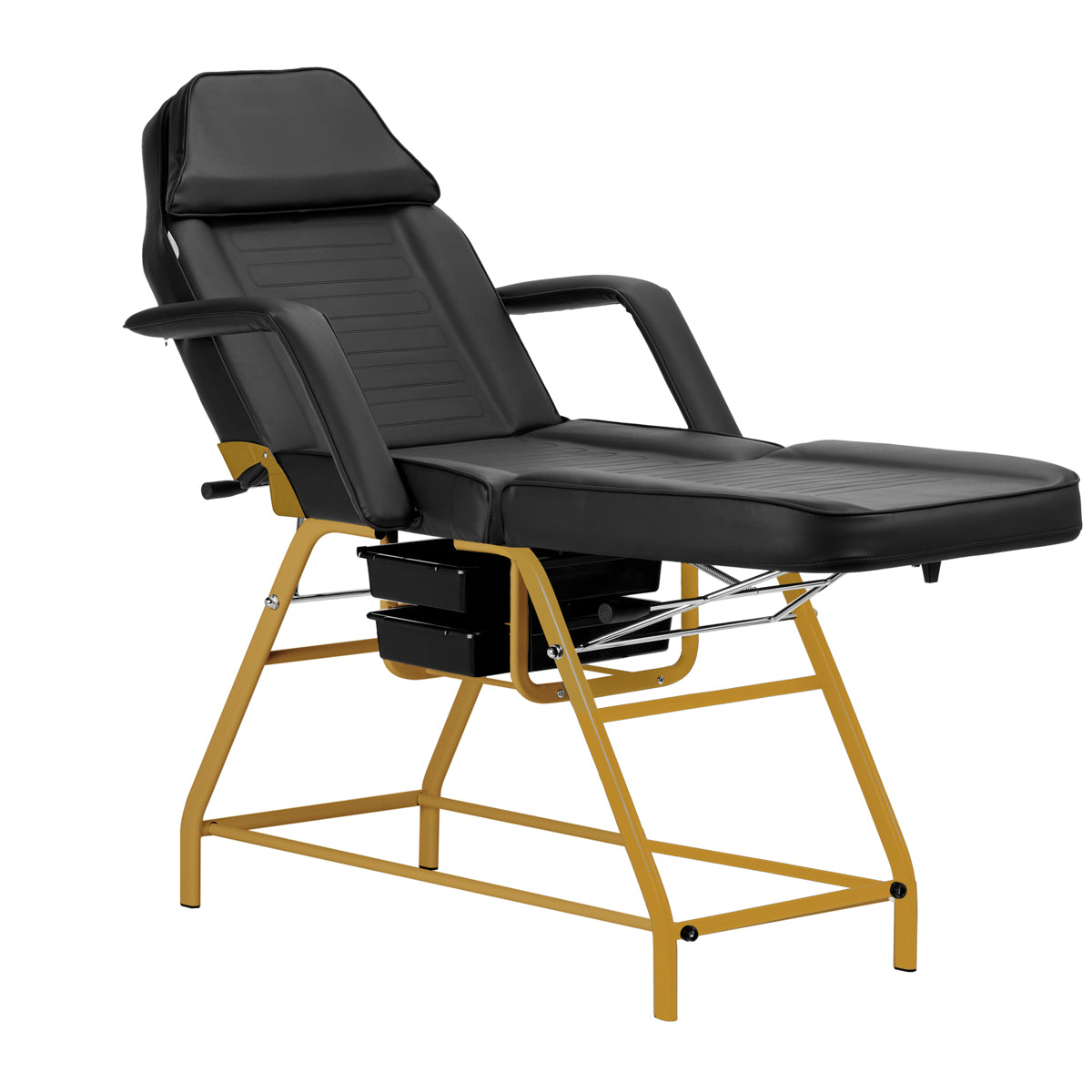 Fauteuil cosmétique 557G avec cuvettes noir