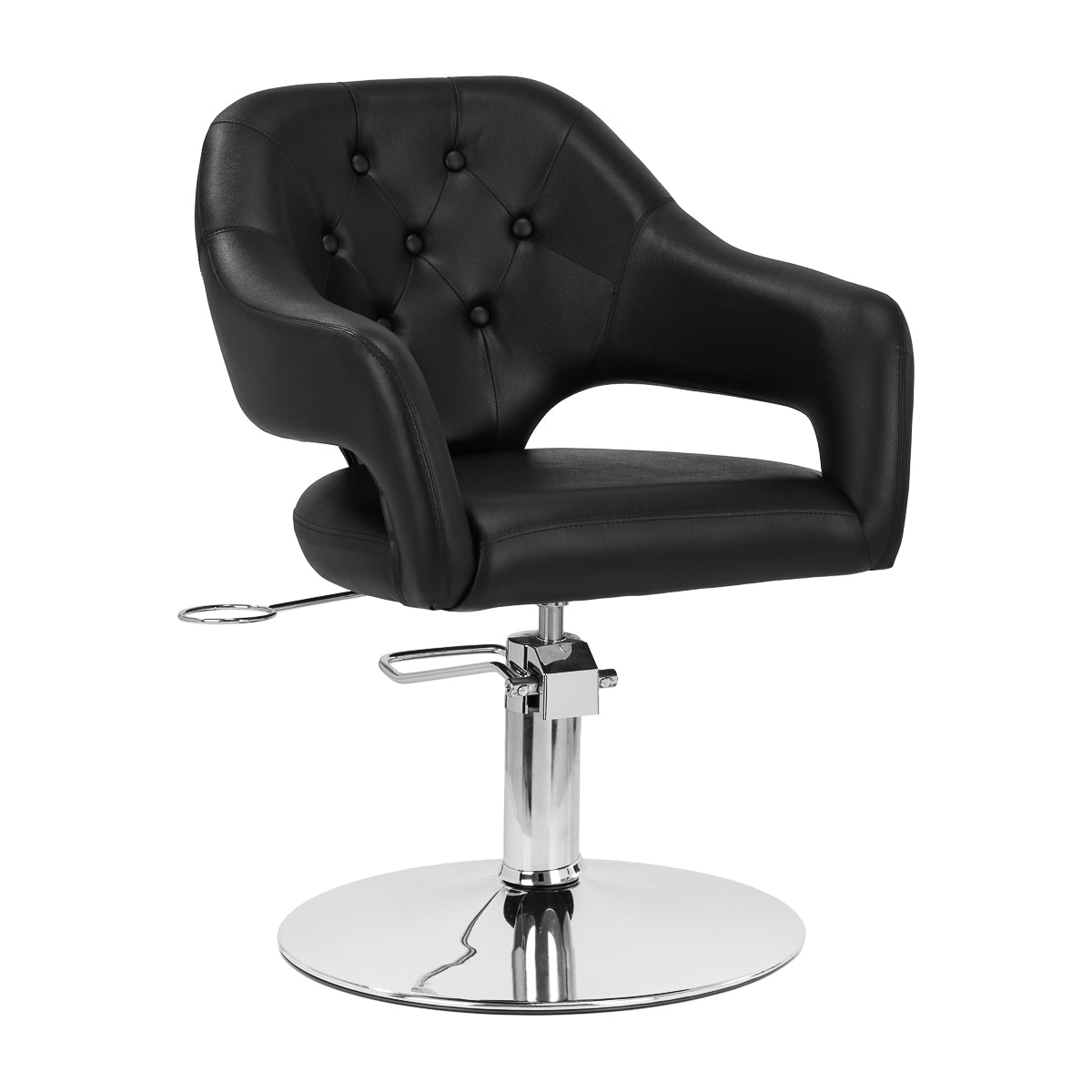 Fauteuil de coiffure Gabbiano Parma noir