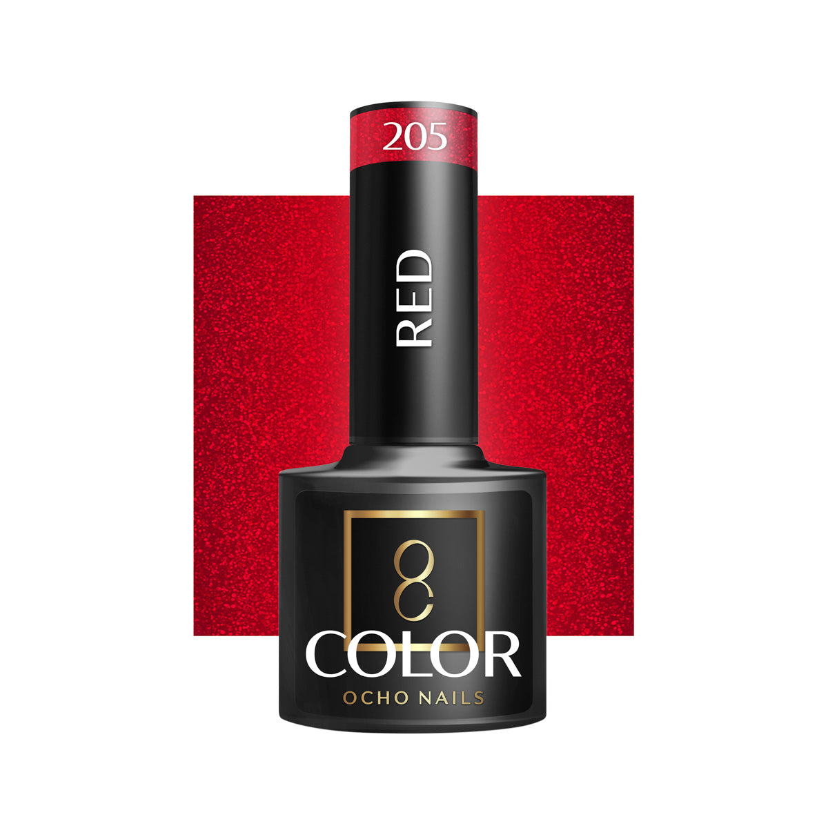 Vernis à ongles hybride OCHO NAILS rouge 205 -5 g