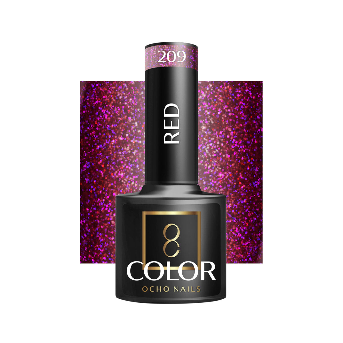 Vernis à ongles hybride OCHO NAILS rouge 209 -5 g