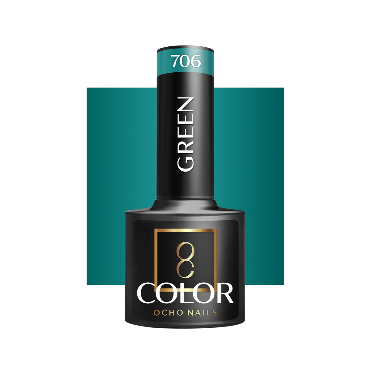 OCHO NAILS vernis à ongles hybride vert 706 -5 g