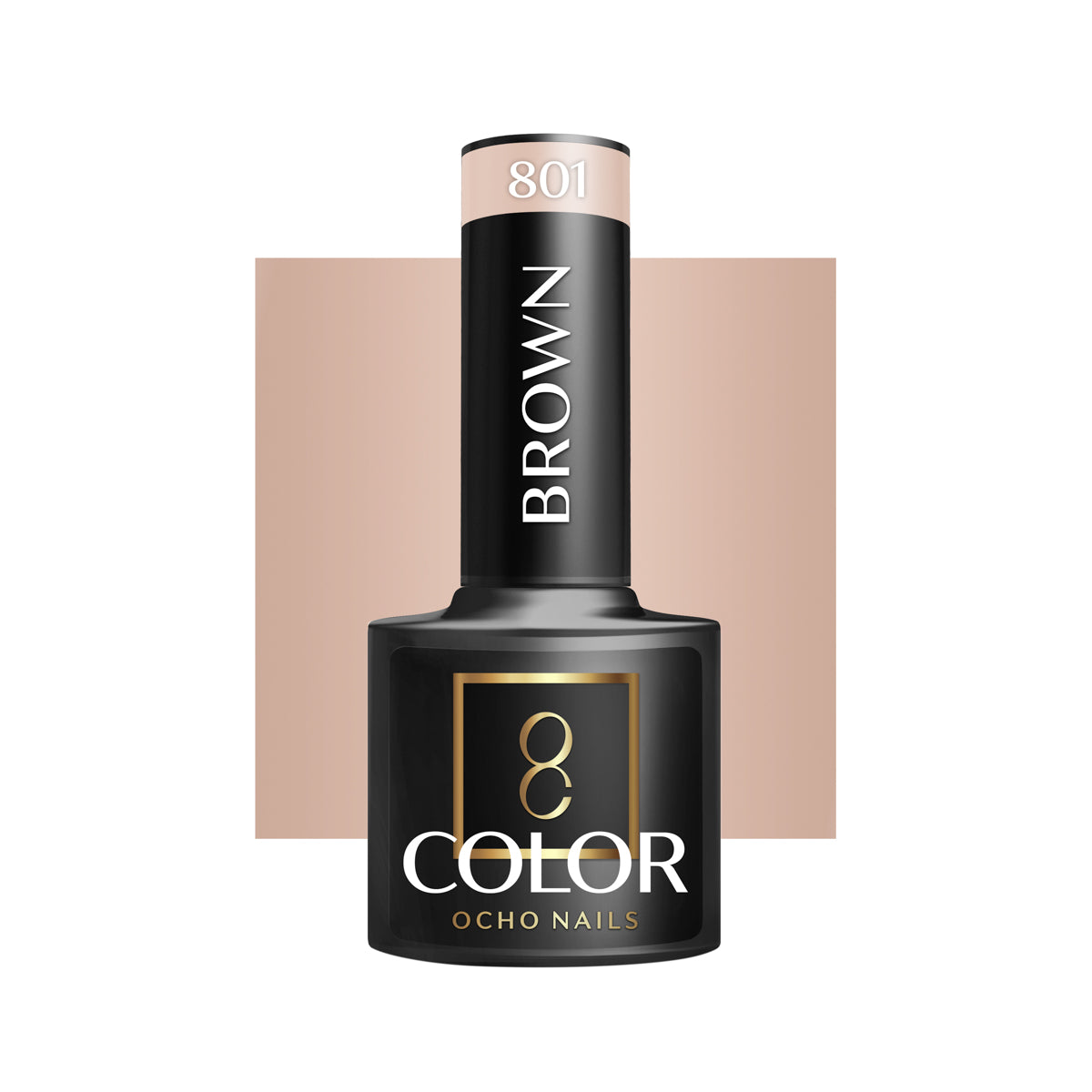OCHO NAILS Hybrid nail polish brown 801 -5 g