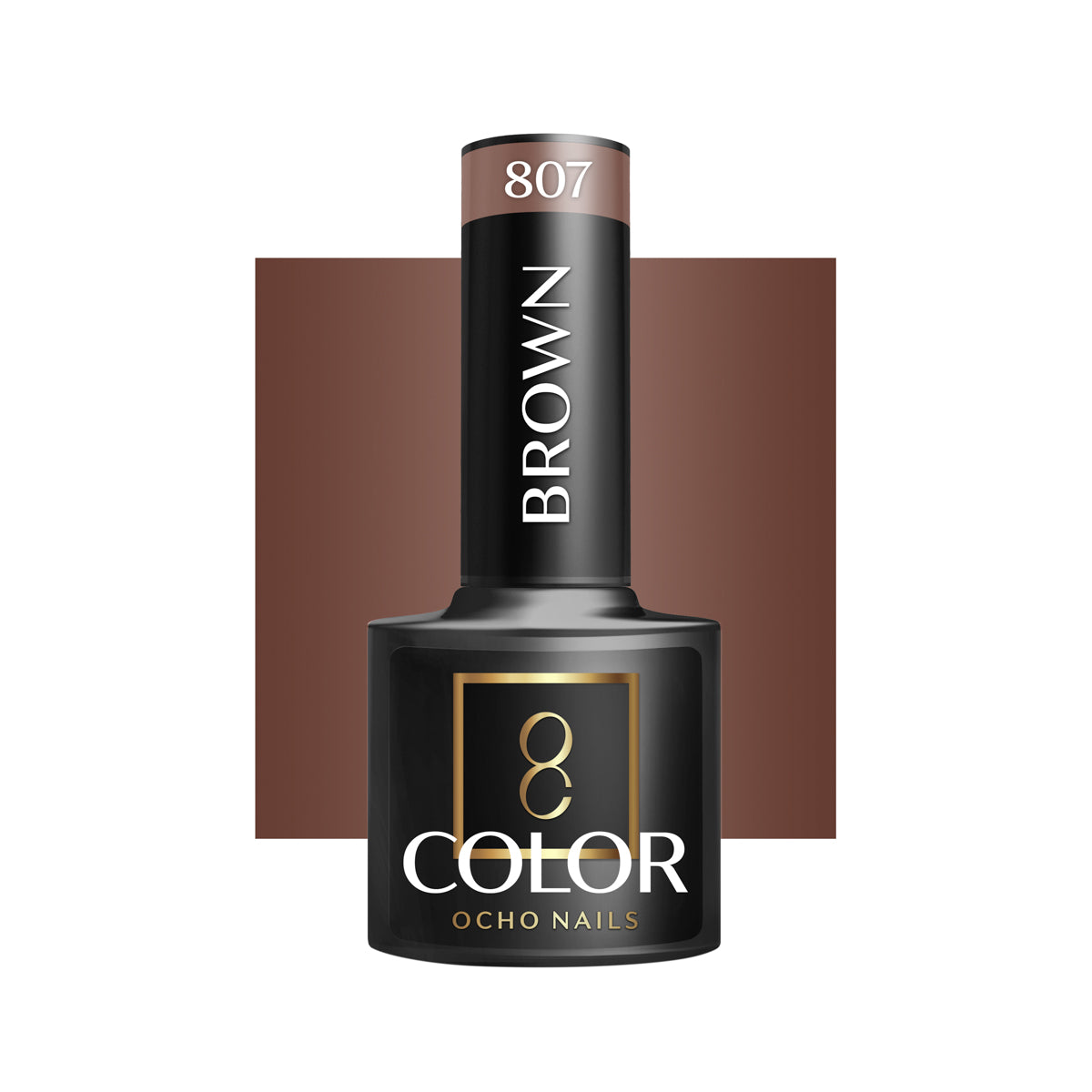 OCHO NAILS vernis à ongles hybride marron 807 -5 g